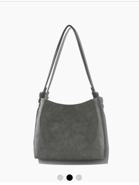 8 Other Reasons Grey Shoulder Bag Betsy Slouch Tote In Stone